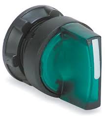 CABEZA SELECTOR ILUMINADO 3 POSICONES, DIAM. 22 VERDE ZB5AK1733